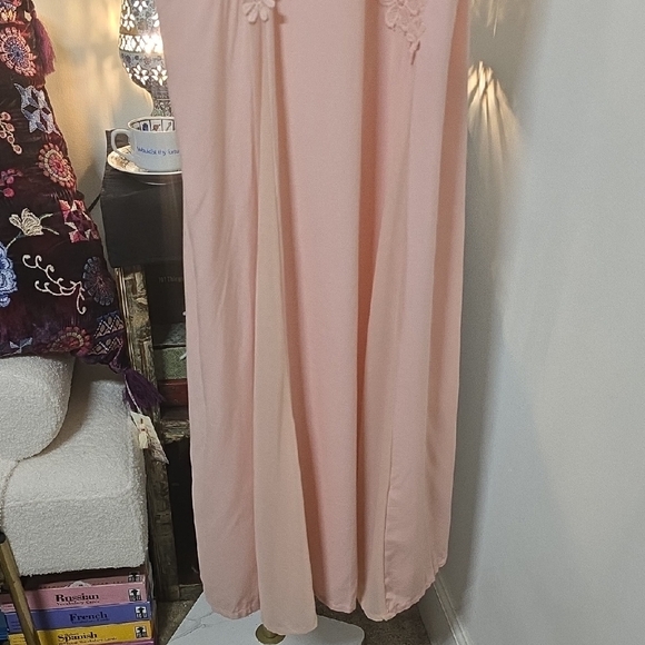 LAST CHANCE! Boho Chic Blush Lace Slip Dress - Picture 4 of 7